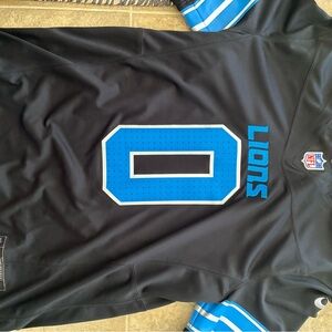 NFL Lions Black and Blue Jersey